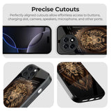 Ancient Lion Glass Case