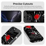 Dark Red Sky Glass Case