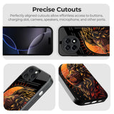 Sun Faced Lion Glass Case