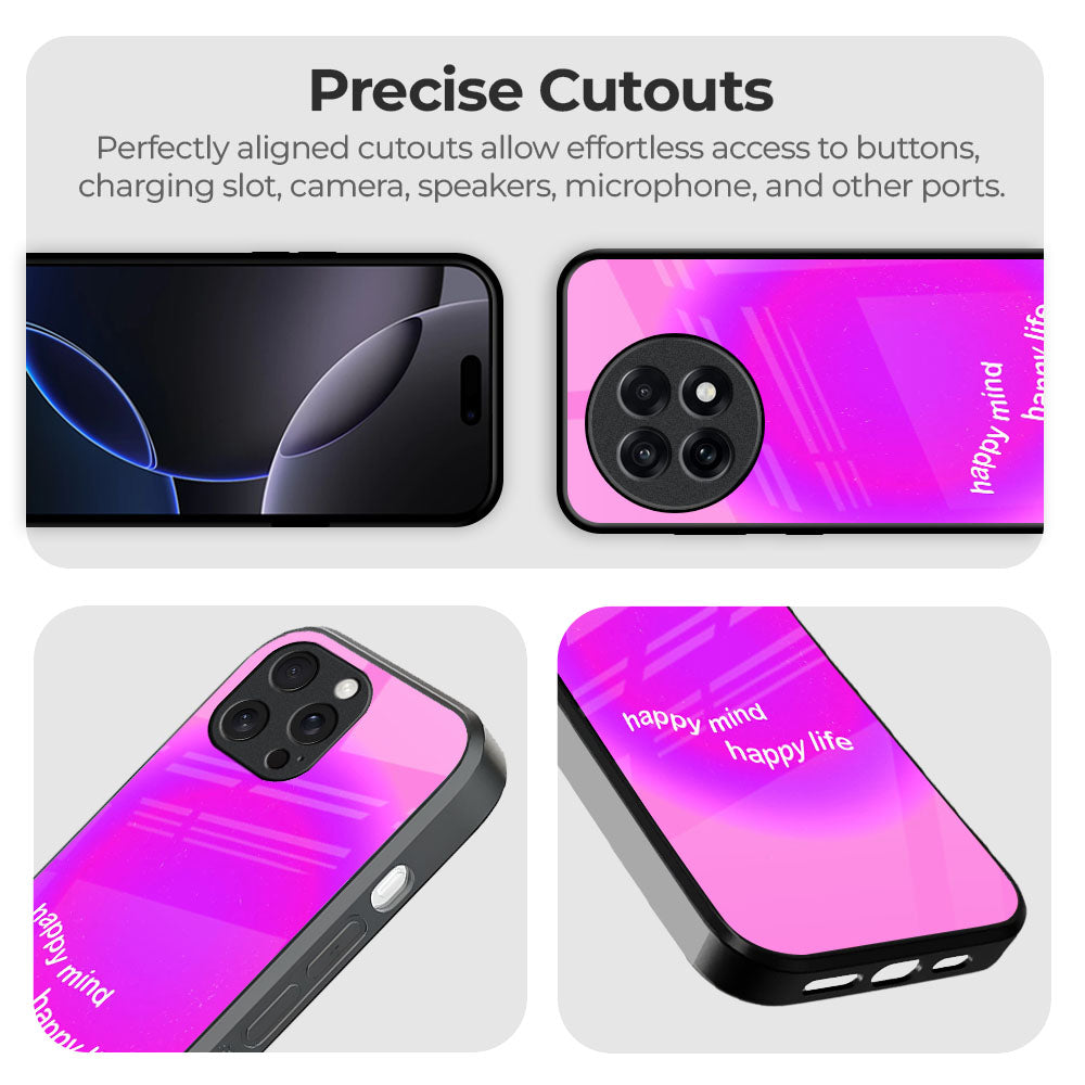 Qrioh Happy Mind Glass Case