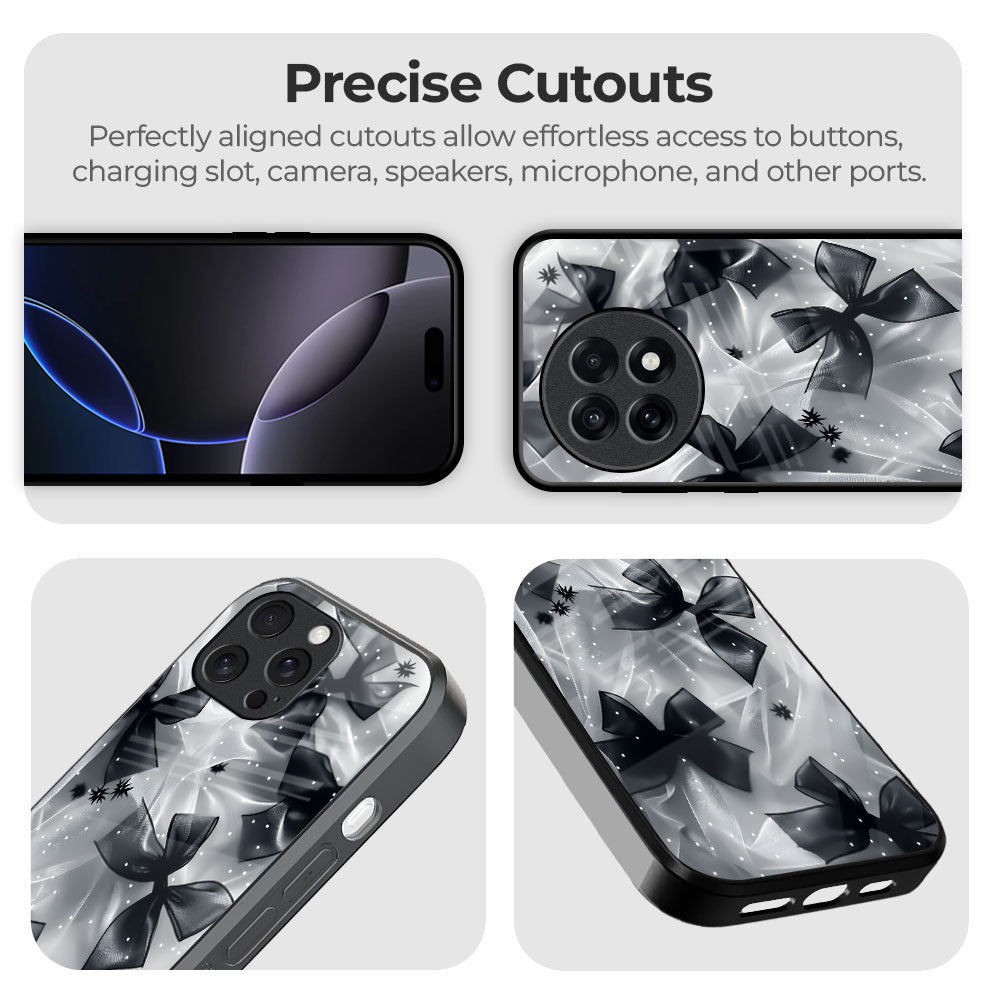 Elegant Bow Glass Case