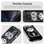 Cutie Panda Glass Case