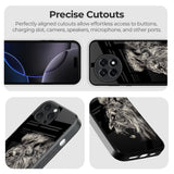 Brave Lion Glass case