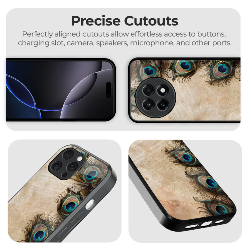 Mystic Feather Glass Case