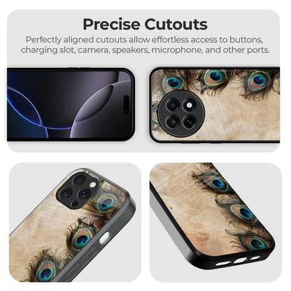 Mystic Feather Glass Case