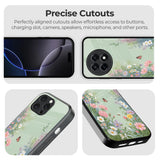 Blush Canvas Glass Case