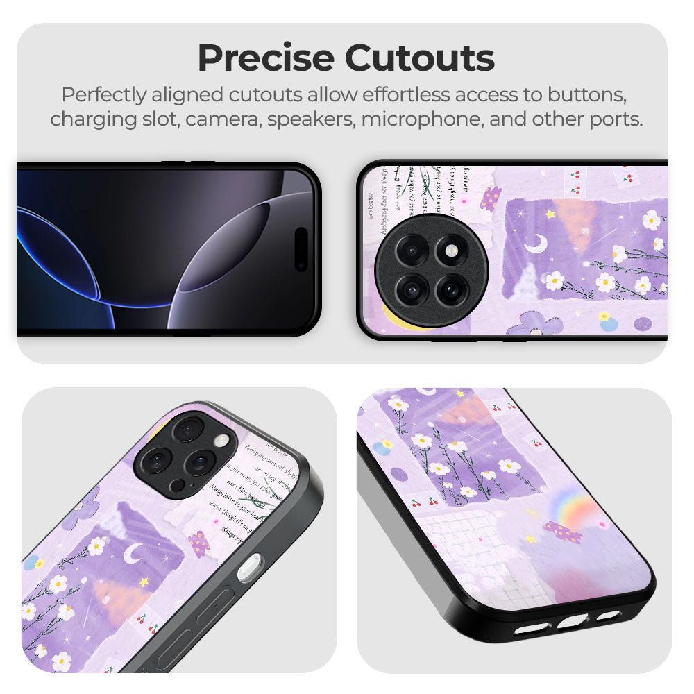 Poetic Bloom Glass Case