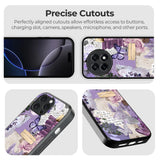 Violet Dreamscape Glass Case