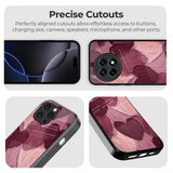 Sweetheart Patterned Glass Case