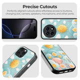 Sunshine and Floral Glass Case