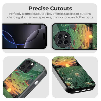 Starry Moonight Glass Case
