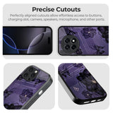 Purple Paradise Glass Case