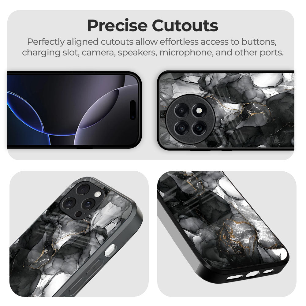 Charcoal Mirage Glass Case