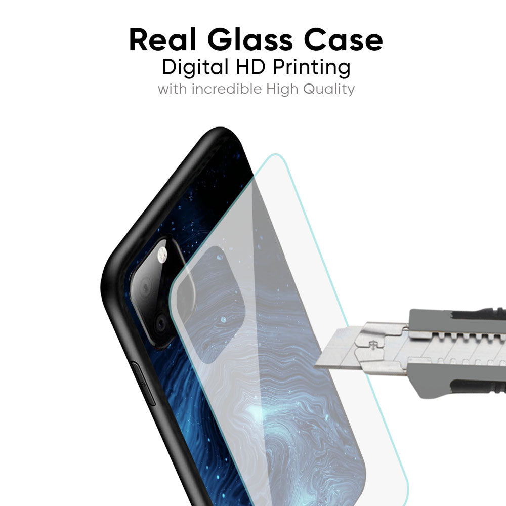 Dazzling Ocean Gradient Glass Case For Samsung Galaxy M56 5G