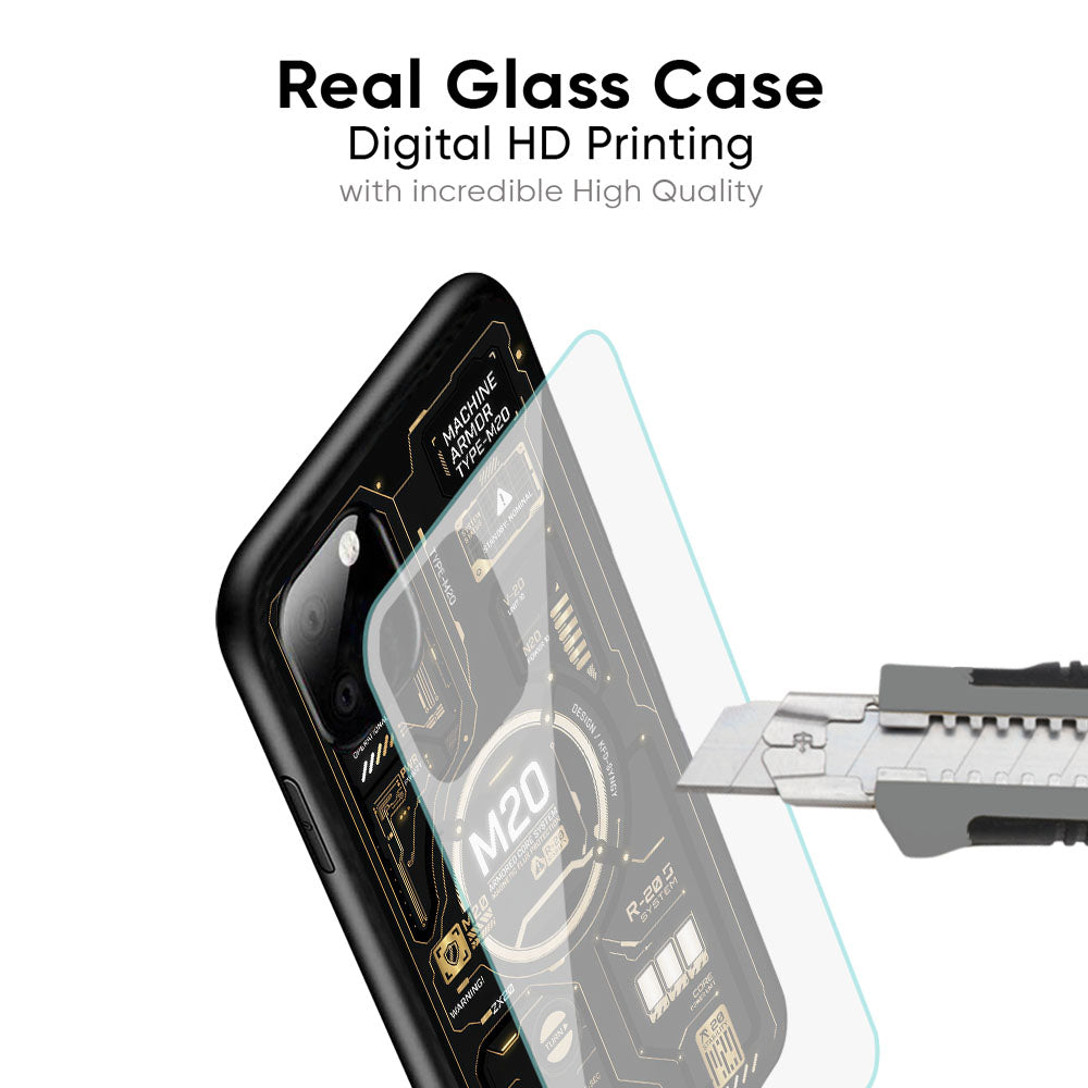 Amber Flux Glass Case - Glass Back Cover for Phone (View 5)