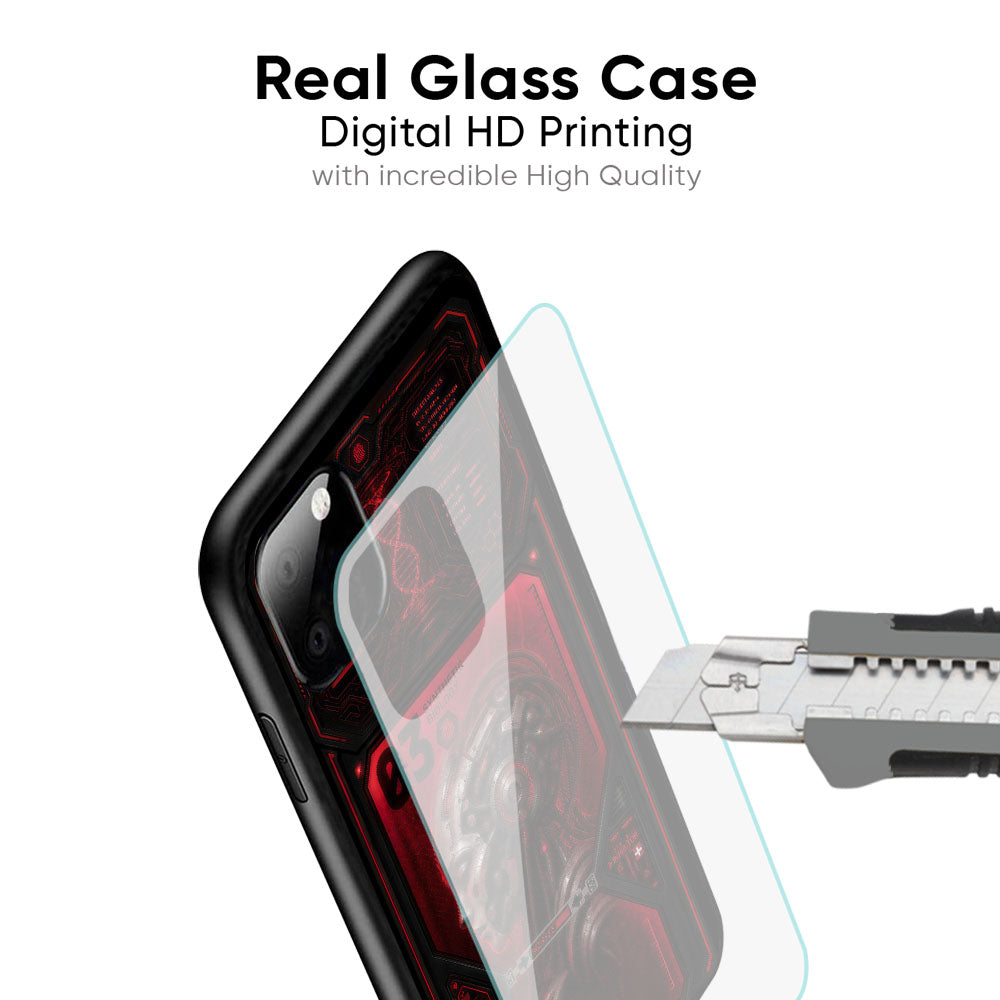 Cyborg Synth Glass Case - Glass Back Cover for Phone (View 5)