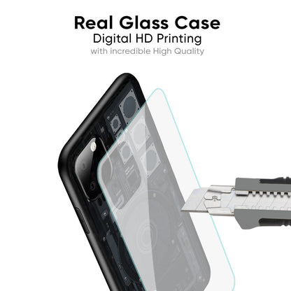 Silver Mech Glass Case - Glass Back Cover for Phone (View 5)