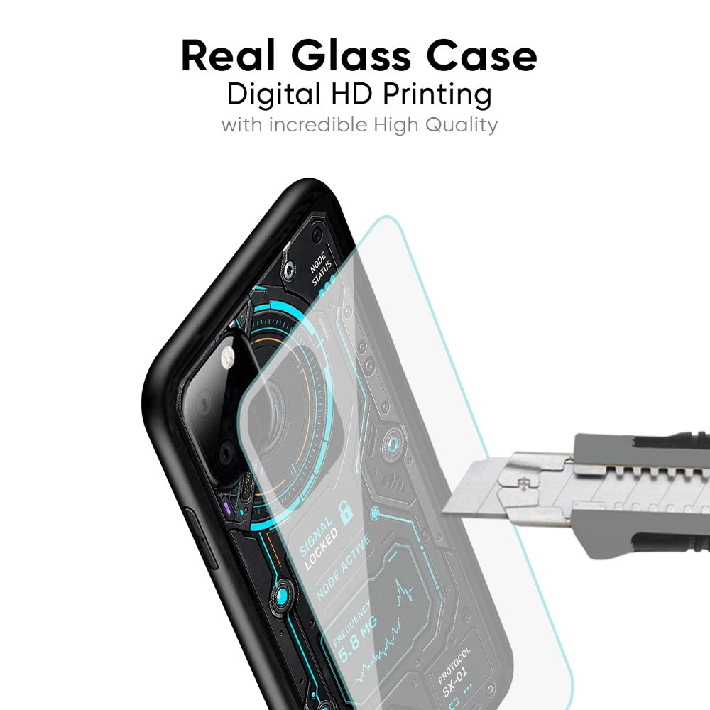 Sonic Blue Glass Case - Glass Back Cover for Phone (View 5)