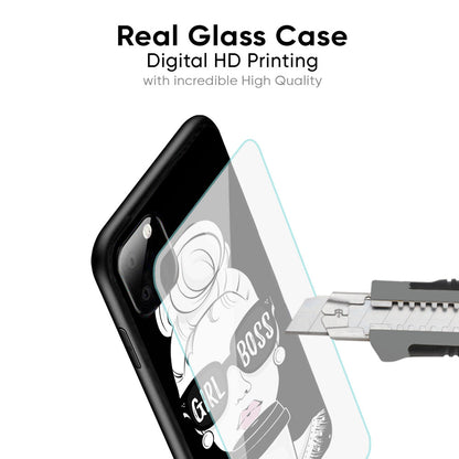 Girl Boss Glass Case For Samsung Galaxy M56 5G