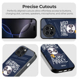 Struggling Panda Glass Case