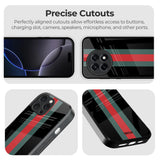 Vertical Stripes Glass Case