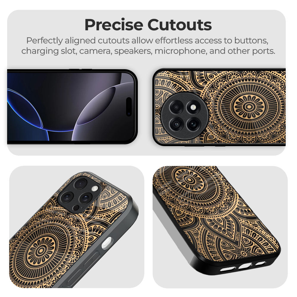 Luxury Mandala Glass Case