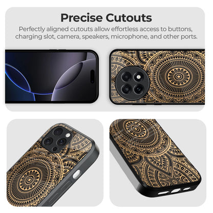 Luxury Mandala Glass Case
