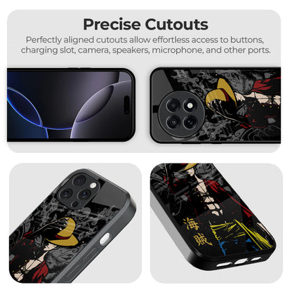 Dark Luffy Glass Case