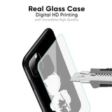 Monochrome Goku Glass Case for Vivo Y21 5G