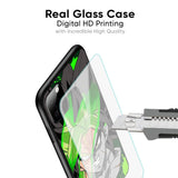 Anime Green Splash Glass Case for Realme P4 Power 5G