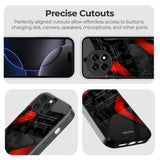 Modern Camo Abstract Glass Case