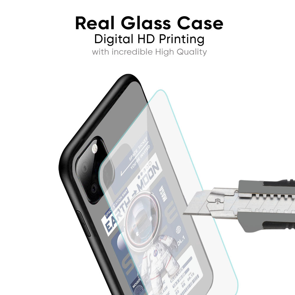 Space Flight Pass Glass Case for Oppo Reno13 5G