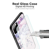 Elegant Floral Glass Case for Realme C65 5G