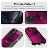 Pink Burst Glass Case