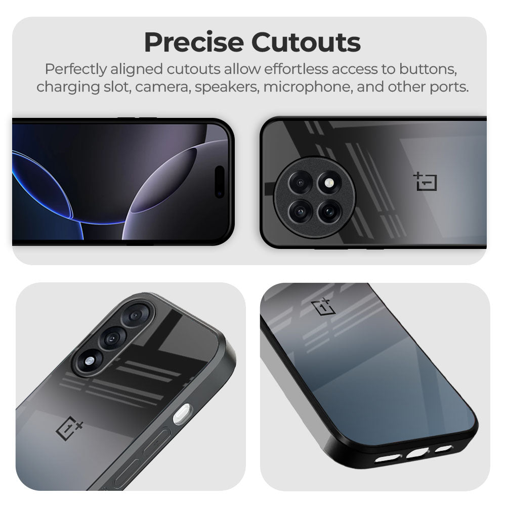 Dramatic Grey Glass Case