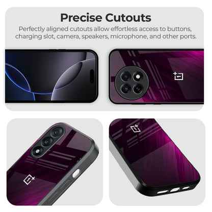 Pink Hairline Glass Case
