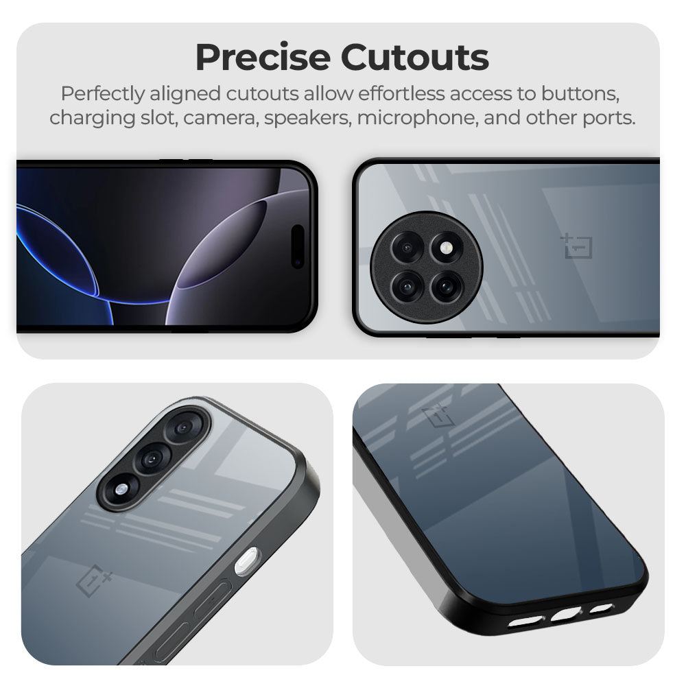 Smokey Grey Color Glass Case