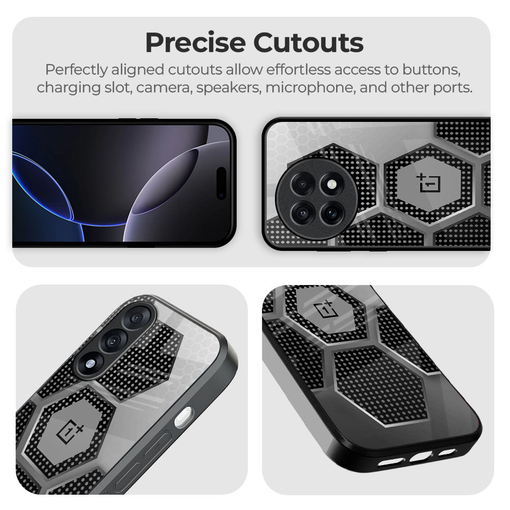 Hexagon Style Glass Case