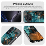 Golden Splash Glass Case