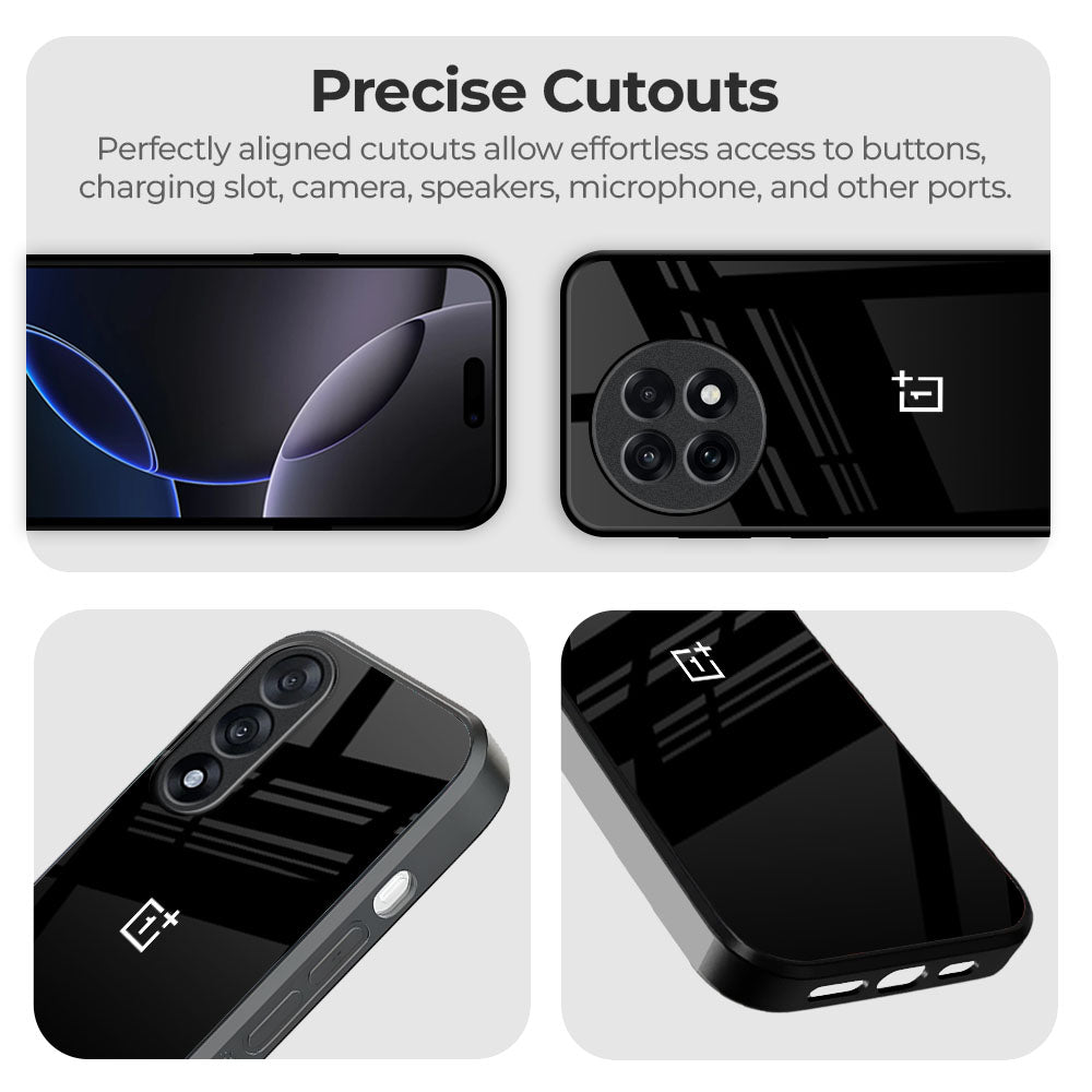 Jet Black Glass Case