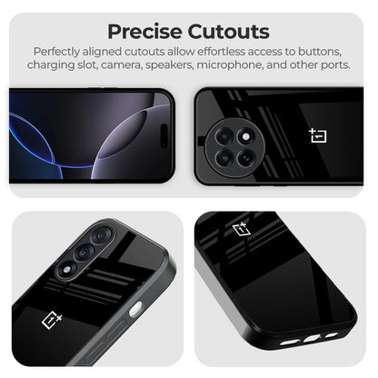 Jet Black Glass Case