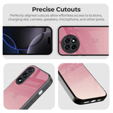 Blooming Pink Glass Case