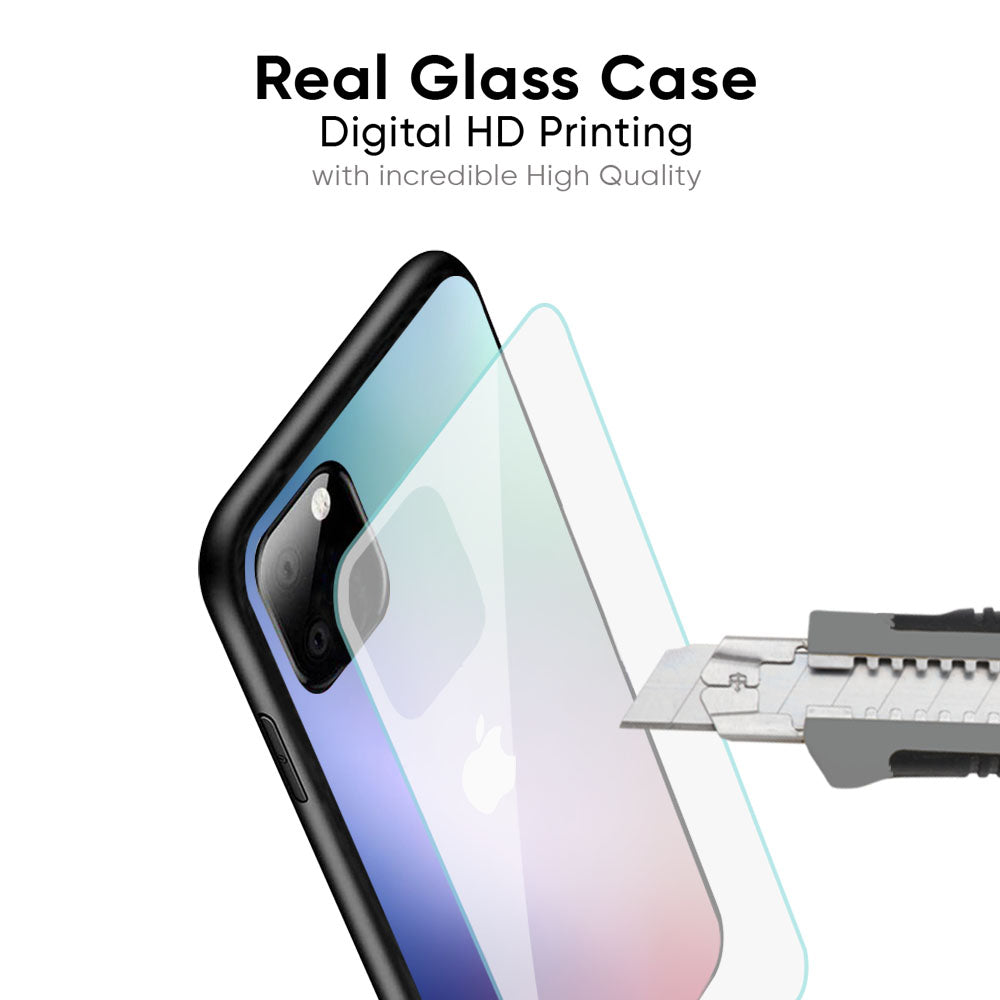 Abstract Holographic Glass Case for Apple iPhone 16e