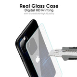 Blue Scratch Glass Case for iPhone 17 Air