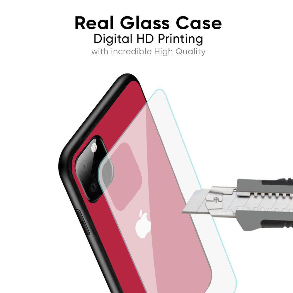 Solo Maroon Glass case for iPhone 17