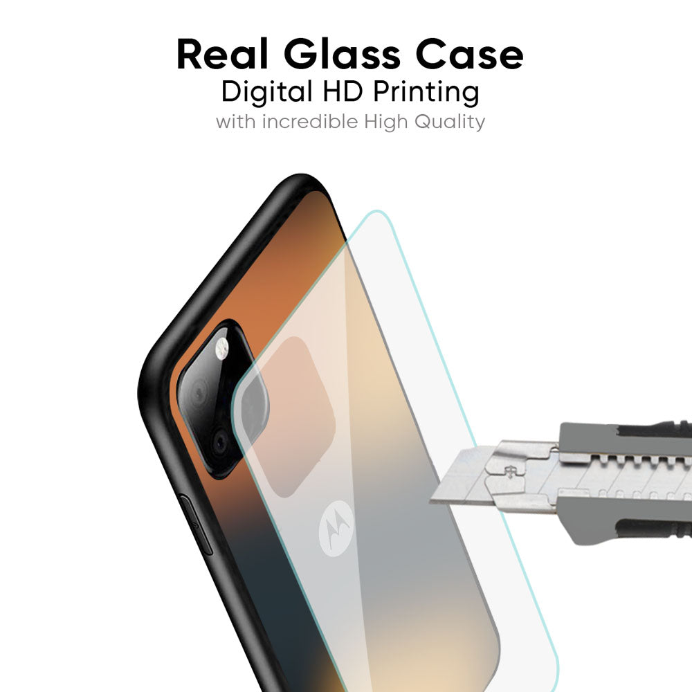 Blurry Art Glass Case for Motorola G75 5G