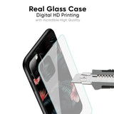 Tropical Art Flower Glass Case for Nothing Phone 4a Pro 5G