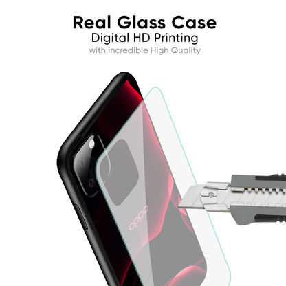 Red Thunder Glass Case for Oppo K13 Turbo Pro 5G