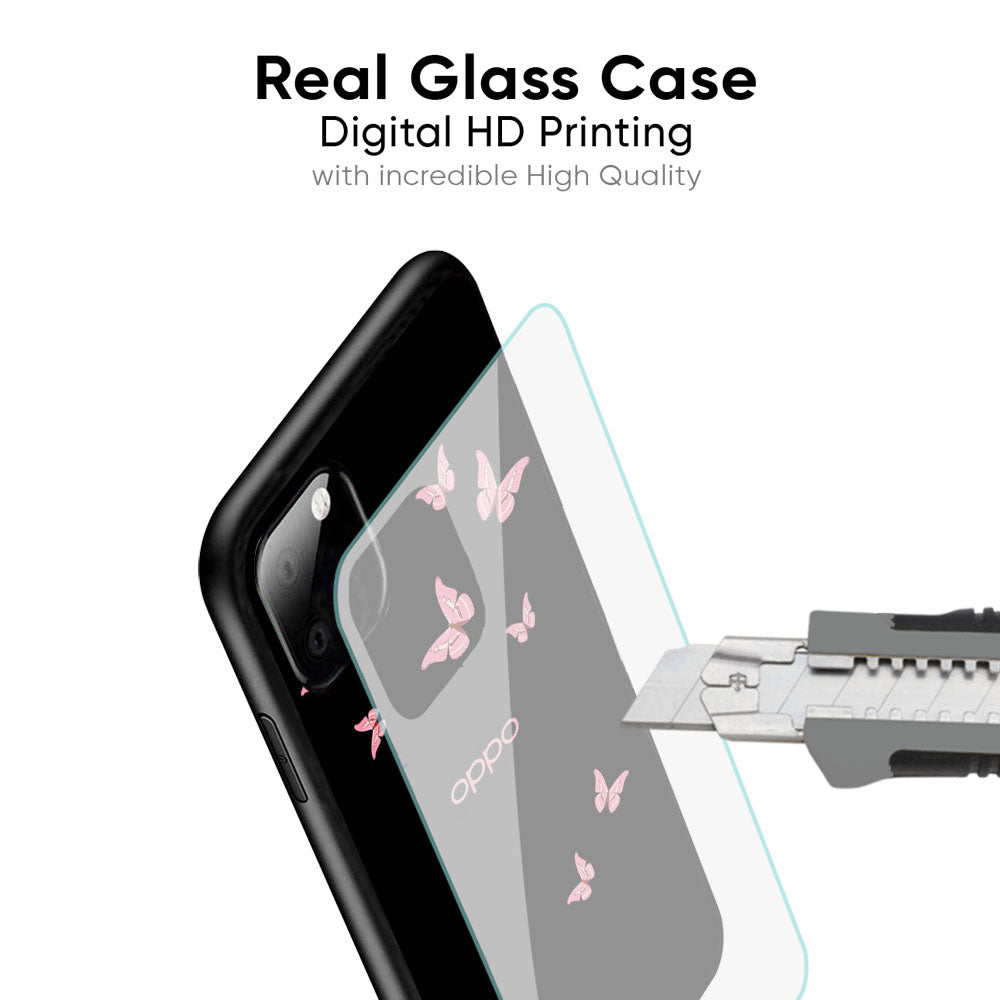 Fly Butterfly Glass Case for Oppo K13 Turbo Pro 5G