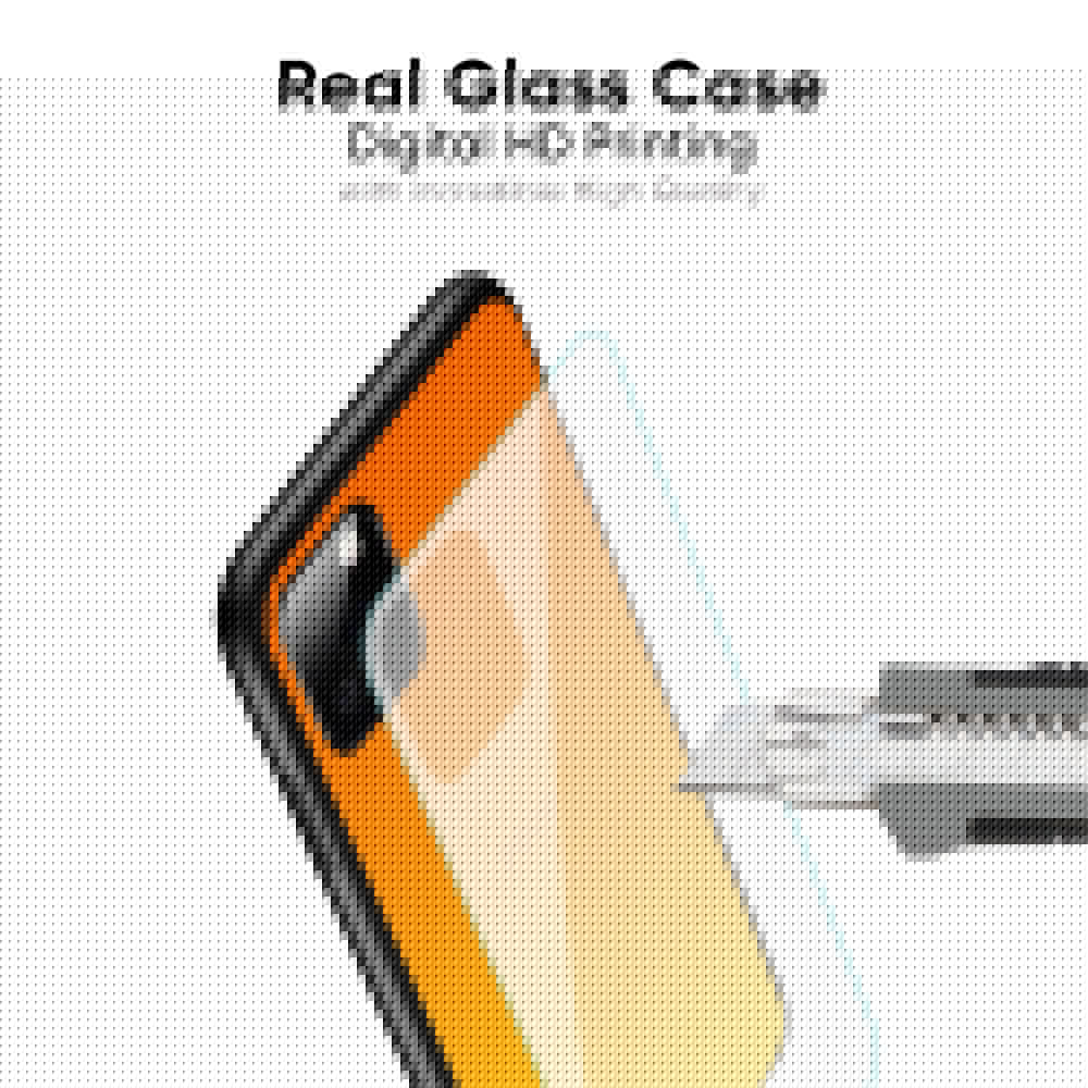 Sunset Glass Case for Poco X7 5G